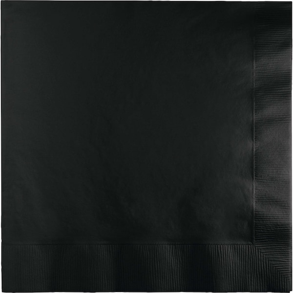 Touch Of Color Black Napkins, 6.5", 900PK - 369134