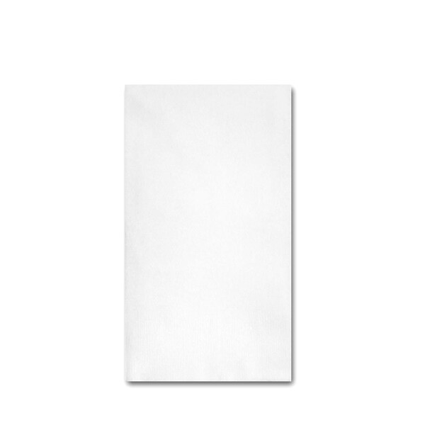 Smarty Had A Party White Linen-Like Premium Paper Buffet Napkins (288 Napkins), 288PK - 913272-CASE