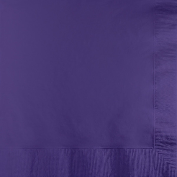Touch Of Color Purple Dinner Napkins 3 ply, 8.5"x8", 250PK - 59115B