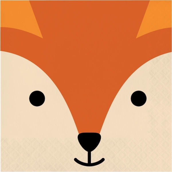 Omg 6.5 x 6.5 in. Fox Luncheon 1 by 4 Fold 2-Ply Tissue Napkins, 192PK - OM3518019