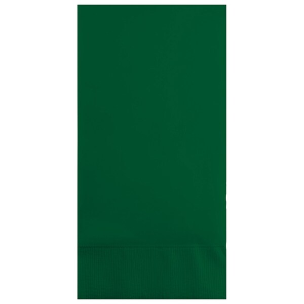 Touch Of Color Hunter Green Guest Towels, 4"x8", 192PK - 953124
