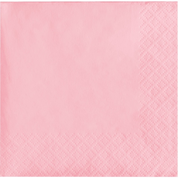 Touch Of Color Classic Pink Beverage Napkins 3 ply, 5"x5", 500PK - 57158B