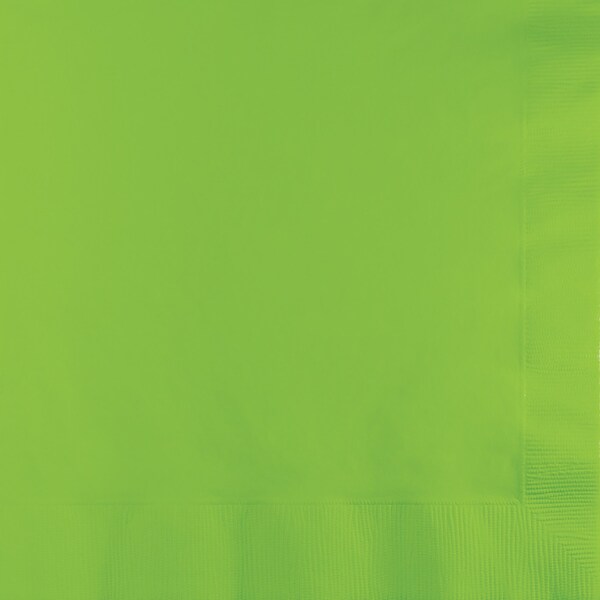 Touch Of Color Fresh Lime Green Napkins 3 ply, 6.5", 500PK - 583123B