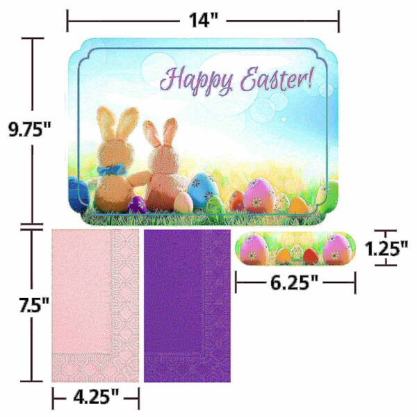 Hoffmaster Seasonal Placemat and Napkin Combo Packs PK 750 PK - 856783
