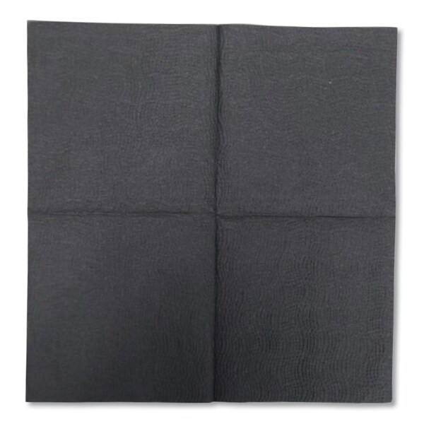Morcon Tissue Morsoft Beverage Napkins, 2-Ply, 9 x 9.5, Black, 1000PK - VT522