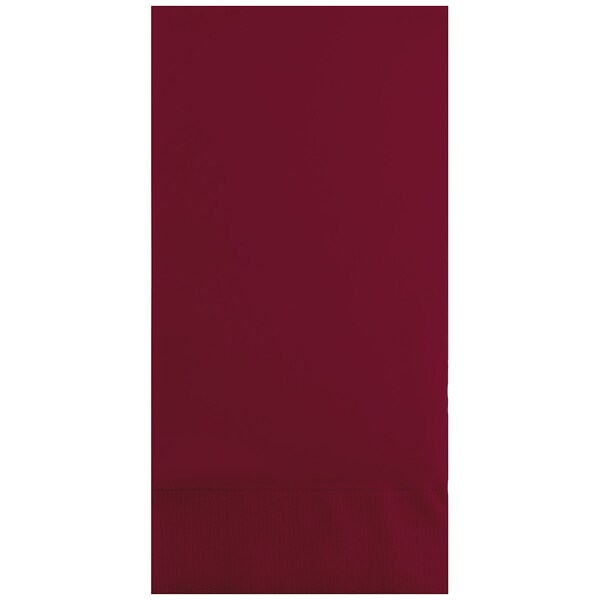 Touch Of Color Burgundy Red Guest Towels, 4"x8", 192PK - 953122