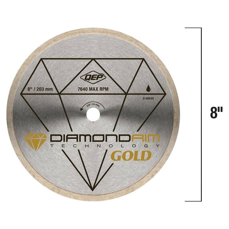 Disco de Diamante Premium de 8 pulgadas para corte húmedo de Porcelana y Azulejo Cerámico - 6-8003Q