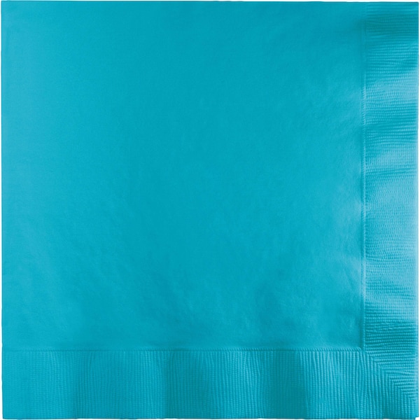 Touch Of Color Bermuda Blue Napkins, 6.5", 500PK - 581039B
