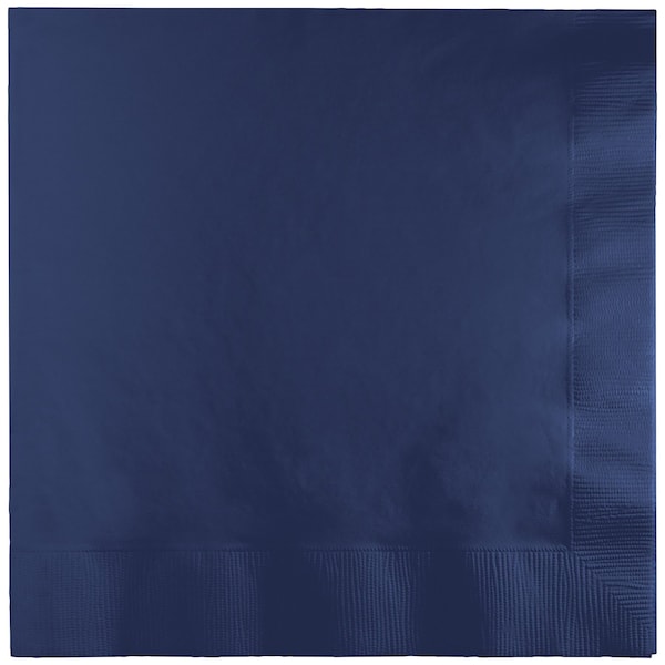 Touch Of Color Navy Blue Napkins 3 ply, 6.5", 500PK - 581137B