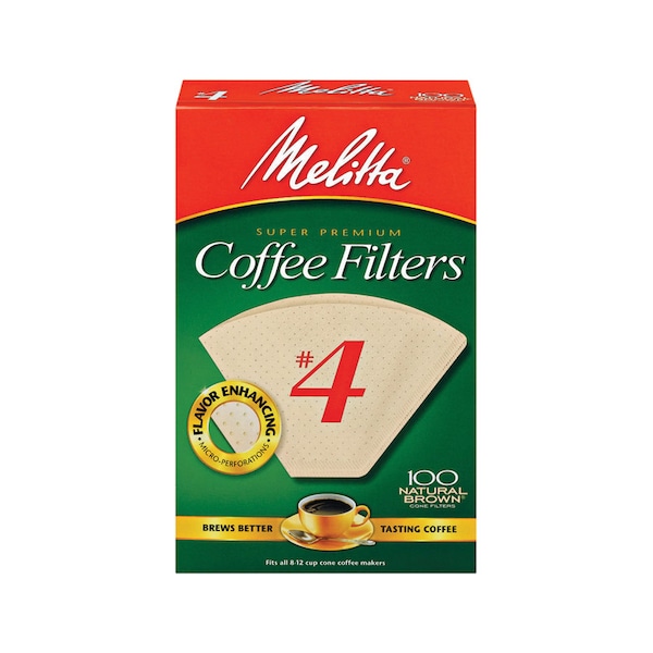 Melitta Melitta 12 cups Brown Cone Coffee Filter 100 pk - 624602