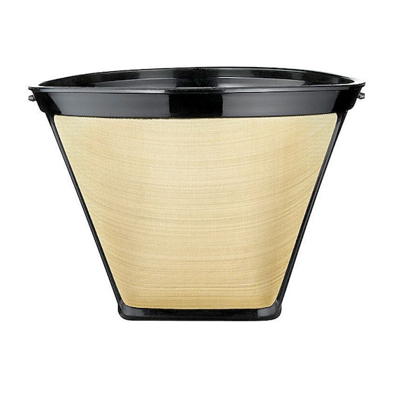 Medelco Medelco 12 cups Black/Gold Cone Coffee Filter 1 pk - GF214CB