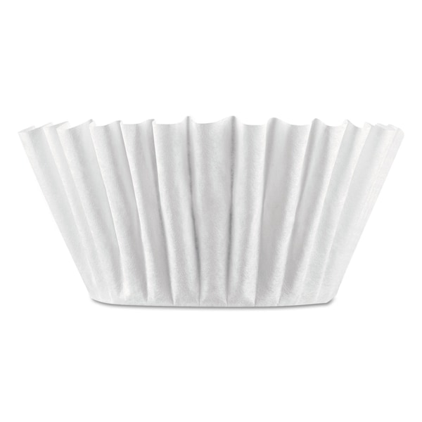 Bunn Coffee Filters, 8 to 12 Cup Size, Flat Bottom, PK1200 - BNN BCF-100B