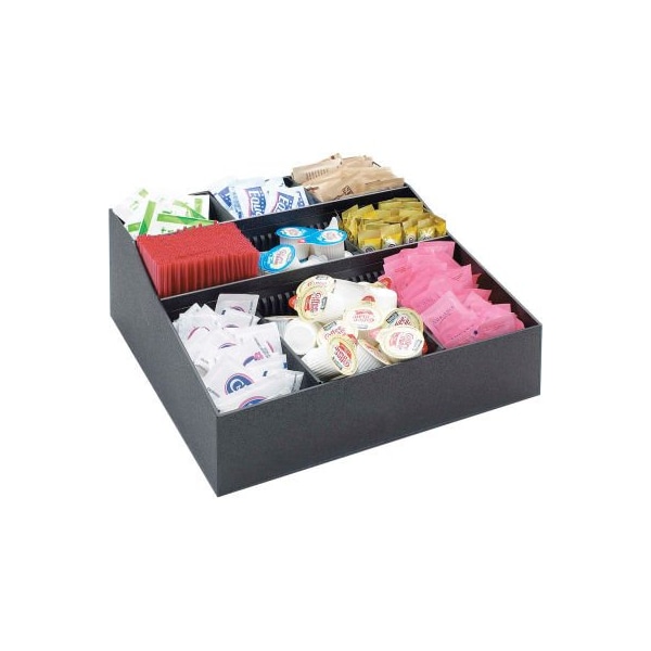 Cal Mil Plastics Cal-Mil 1260 Adjustable Condiment Organizer 12"W x 12"D x 5-1/2"H - 1260