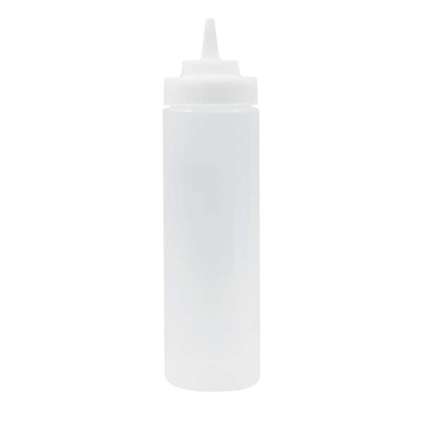 Tablecraft Wide Mouth Bottle, Clr, 63Mm, 24OZ, PK12 - 32563C