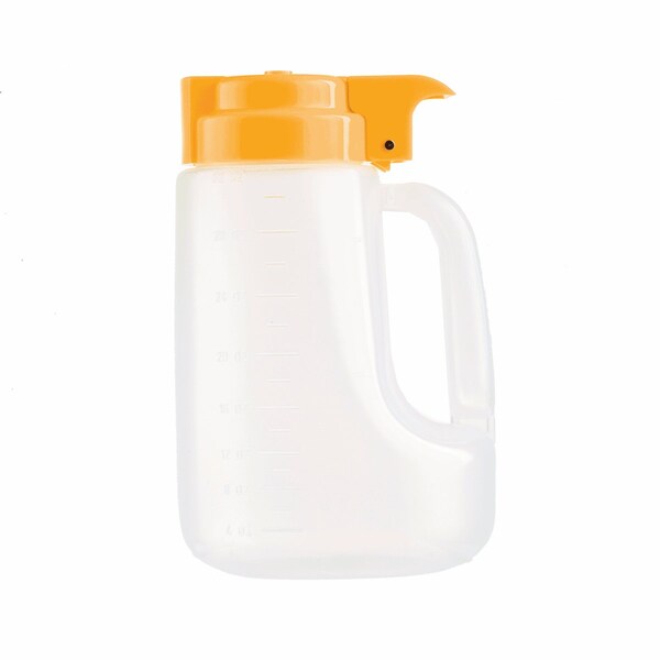 Tablecraft Option Dspnsr, Clrfd Pp, Plst Ylw Top, 32OZ - PP32Y