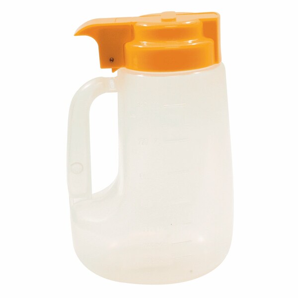 Tablecraft Option Dspnsr, Clrfd Pp, Plst Ylw Top, 32OZ - PP32Y