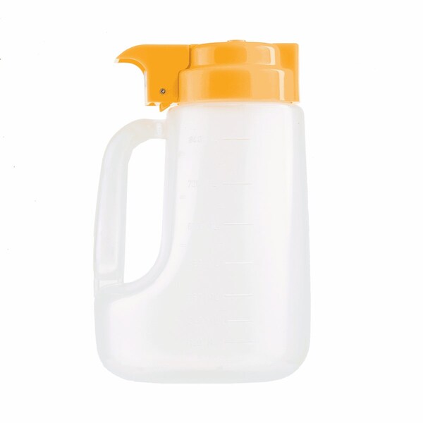 Tablecraft Option Dspnsr, Clrfd Pp, Plst Ylw Top, 32OZ - PP32Y