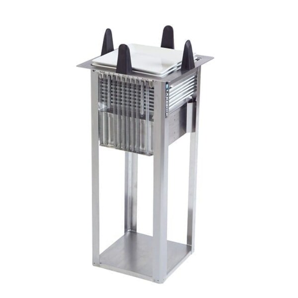 Lakeside Regular Open Drop-In Square Plate Dispenser; 10-1/2" to 11-1/4" - S4011