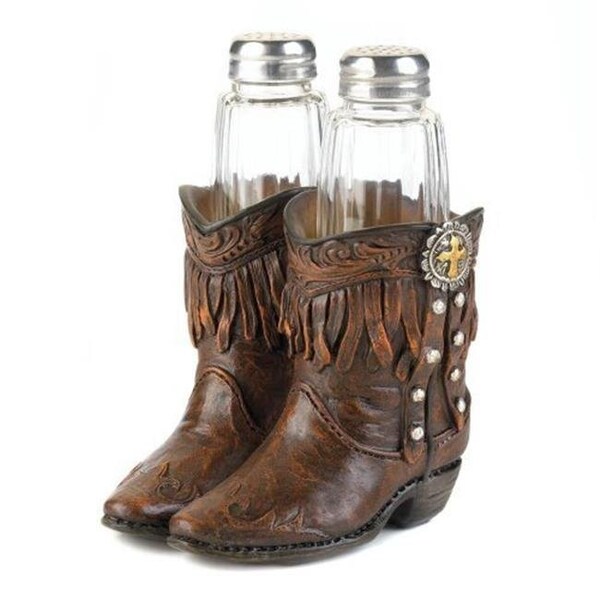 Accent Plus Accent Plus 849179027643 Cowboy Boots Shaker Set - 849179027643