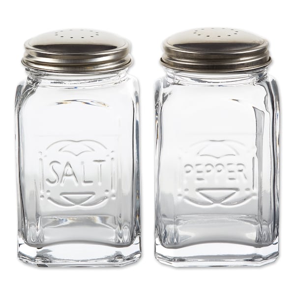 Rsvp International Retro Glass S&P Set - Clear, 2PK - RET-C