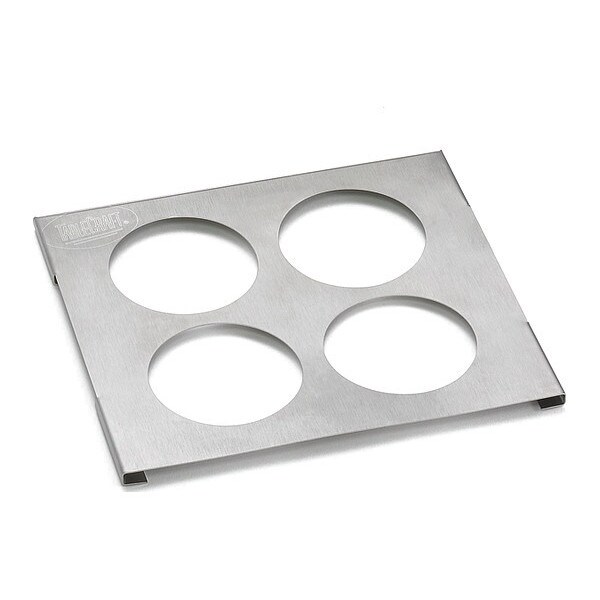 Tablecraft Squeeze Bottle Template, Holds 4, 12/16OZ - T4
