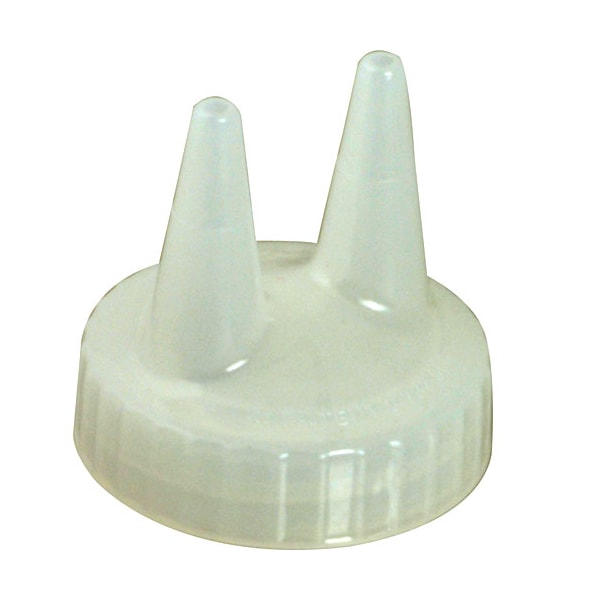 Vollrath Ketchup Lid -  Double Tip, Clear - 2200-13