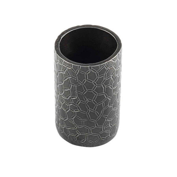 Tablecraft Sugar Tube Holder, Round, Black Finish - 10739