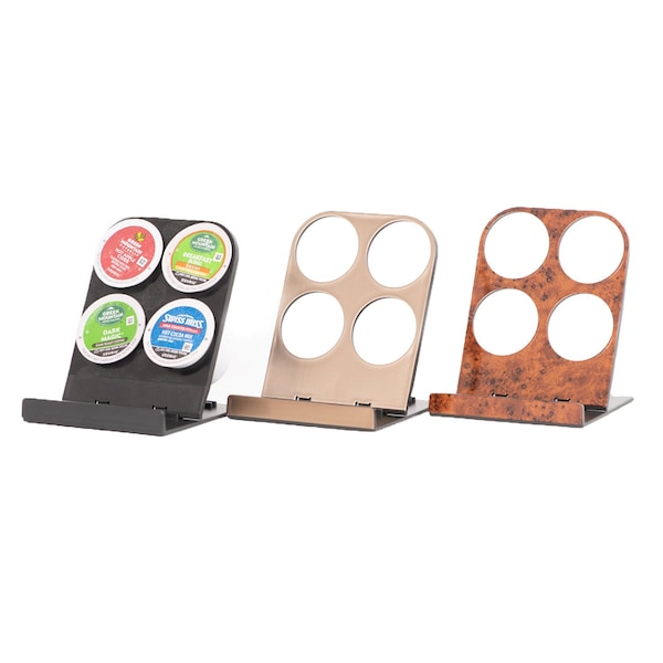 Hapco-Elmar KCH100BLK-Finishing Touches 4 Pod Holder, Matte Black, PK 12 - KCH100BLK