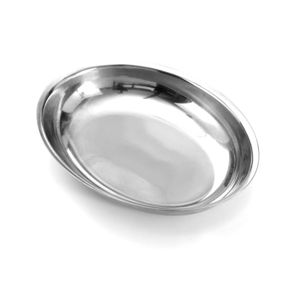 American Metalcraft 4 oz Oblong Stainless Steel Sauce Cup - D406