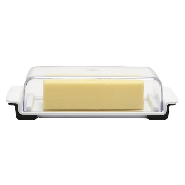 Oxo International Oxo Butter Dish, Plastic, Clear, Gloss, 7.7 in L, 2 in W - 11122500