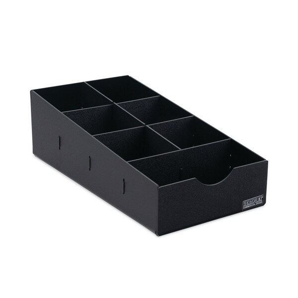Vertiflex Commercial Grade Condiment Caddy, 8 3/4x16x5 1/4, Black - VFCC-169