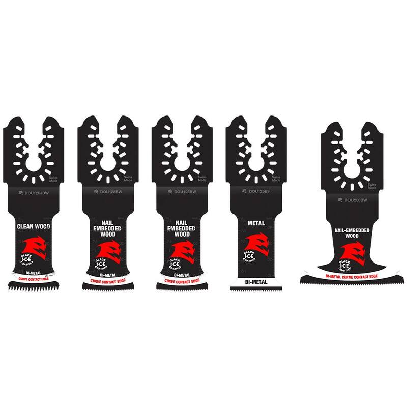 Juego de hojas oscilantes universales para madera y metal DIABLO (5 piezas) - DOU5SP