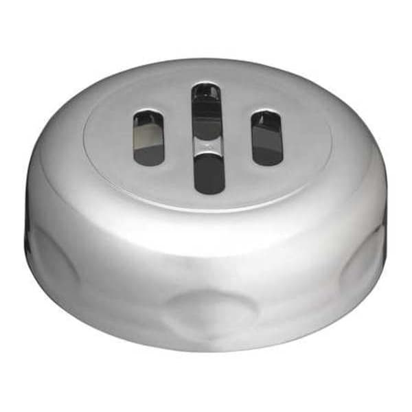 Tablecraft Shaker Top, Slotted, 6/8 oz., Chrome, PK12 - C260SLTCH