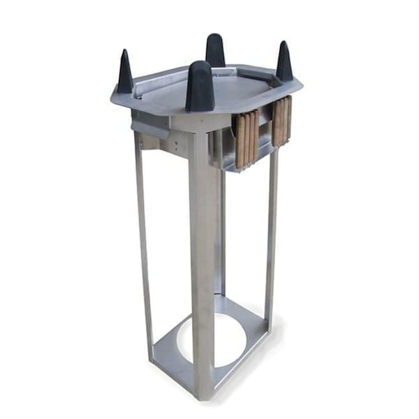 Lakeside Open Drop-In Oval Plate Dispenser; 6-3/4"x9-3/4" to 7-3/4"x10-1/2" - V4010