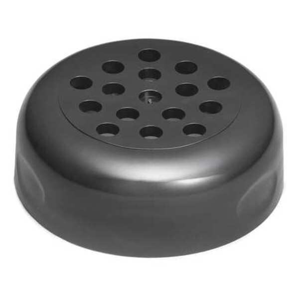 Tablecraft ShakerTop, Perforated, 6 or 8 oz., Blk, PK12 - C260TBK