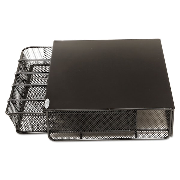 Safco Hospitality Organizer, 1 Drawer, Black - 3274BL