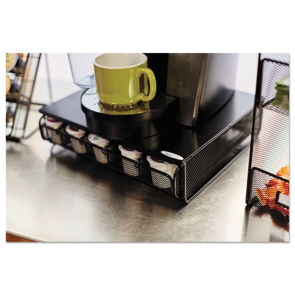 Safco Hospitality Organizer, 1 Drawer, Black - 3274BL