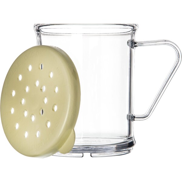 Carlisle Foodservice San Shaker/Dredge with Cheese Lid 1 cup - 4260S04