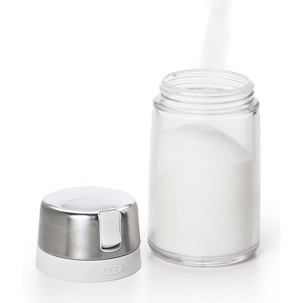 Oxo International Oxo Sugar Dispenser, 9 oz Capacity, Plastic/Stainless Steel, Clear - 1272380