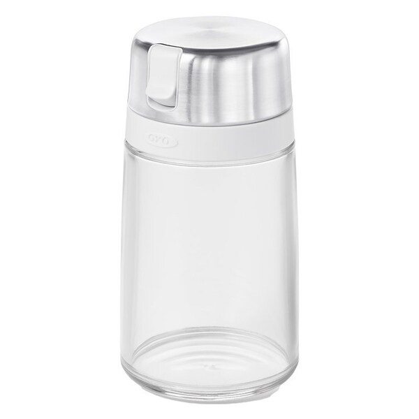 Oxo International Oxo Sugar Dispenser, 9 oz Capacity, Plastic/Stainless Steel, Clear - 1272380