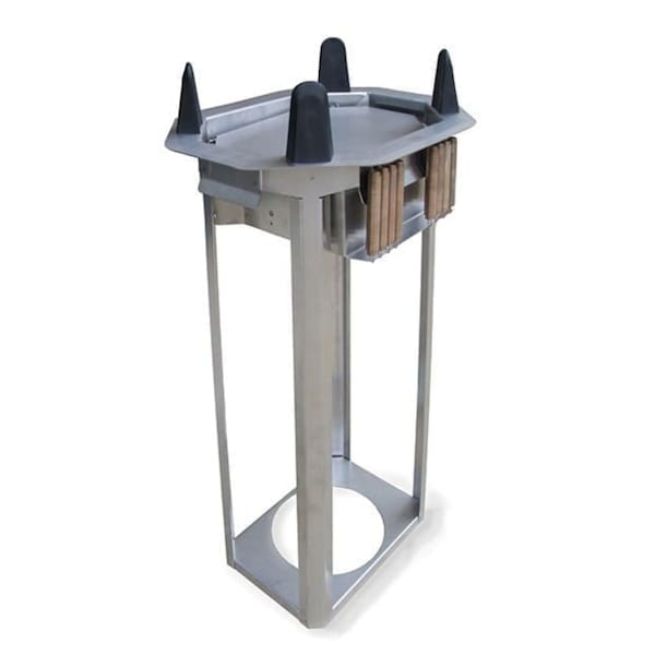 Lakeside Open Drop-In Oval Plate Dispenser; 9-1/2"x12-3/4" to 10-1/4"x13-1/2" - V4013