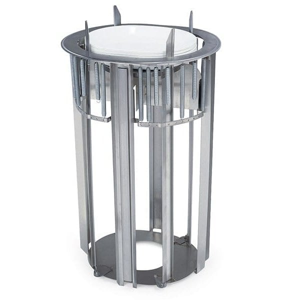 Lakeside Adjustable Open DropIn Oval Plate Disp; 8-3/4"x9-3/4"to11-3/4"x13-1/2" - 968