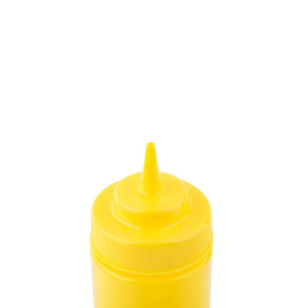 Tablecraft Mustard, 63mm, Cone Tip, Ylw T, 16OZ, PK12 - 11663M