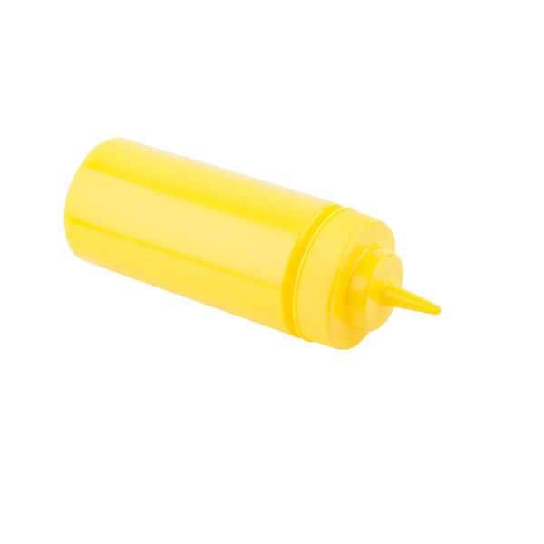 Tablecraft Mustard, 63mm, Cone Tip, Ylw T, 16OZ, PK12 - 11663M