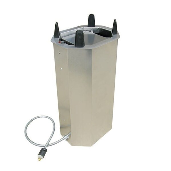 Lakeside Heated Drop-In Oval Plate Dispenser; 8"x10-3/4" to 8-1/2"x11-1/2" - V6011