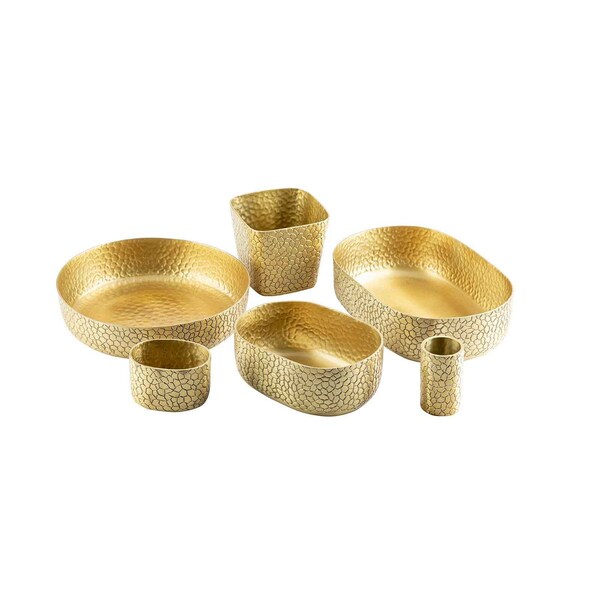 Tablecraft Sugar Tube Holder, Round, Gold Finish - 10743