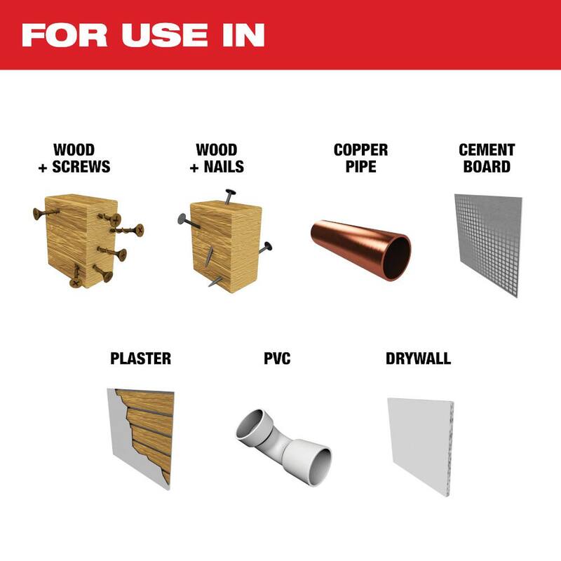 Milwaukee 1-3/8 pulgadas Carburo Ajuste Universal Hoja Oscilante para Corte Extremo de Madera y Metal en Herramienta Multiuso (Paquete de 2) - 49-25-1522