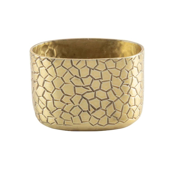 Tablecraft Sugar Packet Holder, Oval, Gold Finish - 10742
