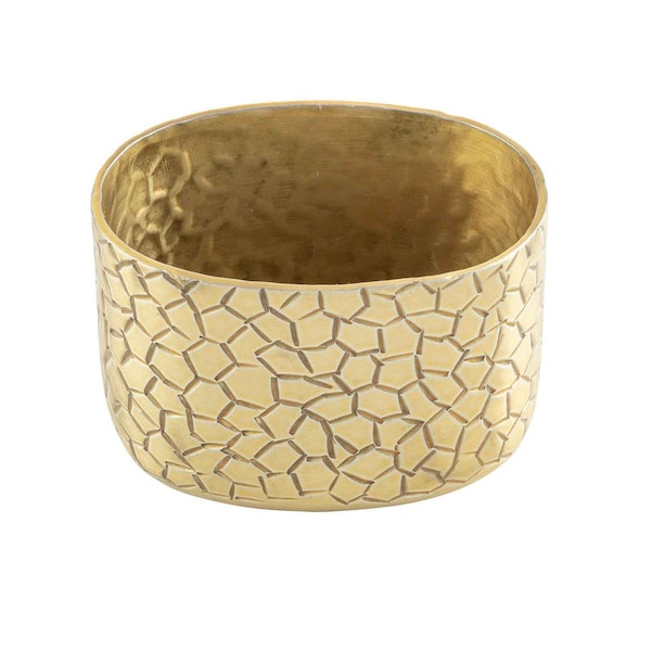 Tablecraft Sugar Packet Holder, Oval, Gold Finish - 10742