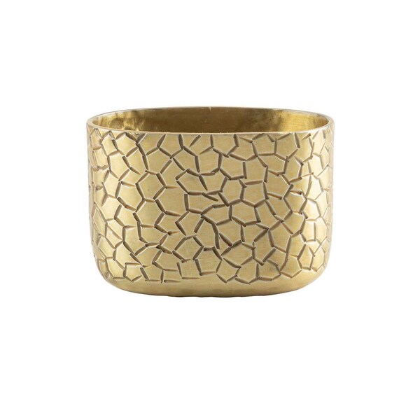 Tablecraft Sugar Packet Holder, Oval, Gold Finish - 10742